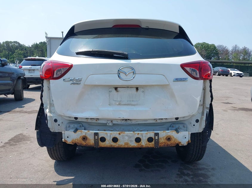 2013 Mazda Cx-5 VIN JM3KE4BE7D0141459 IAAI salvage auction — REAR END, Wait Title, sold $2,450 on 2026-08-29 (photo 6)