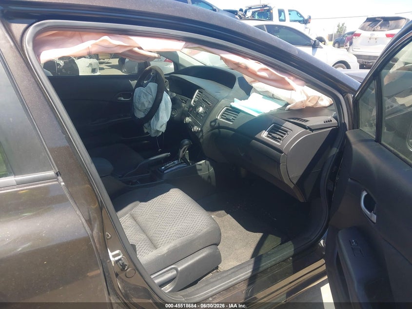 2014 Honda Civic VIN 2HGFB2F5XEH513117 IAAI salvage auction — NORMAL WEAR, Salvage Title - Dealer (California), sold $700 on 2026-07-09 (photo 5)