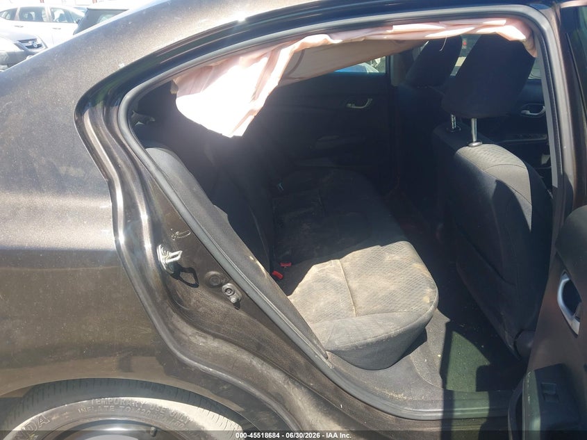 2014 Honda Civic VIN 2HGFB2F5XEH513117 IAAI salvage auction — NORMAL WEAR, Salvage Title - Dealer (California), sold $700 on 2026-07-09 (photo 8)