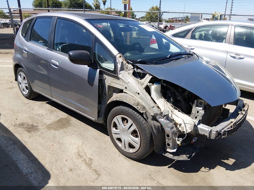 2010 Honda Fit VIN JHMGE8H21AS010660 IAAI salvage auction — RIGHT FRONT, Salvage (California), sold $775 on 2026-07-28 (photo 1)
