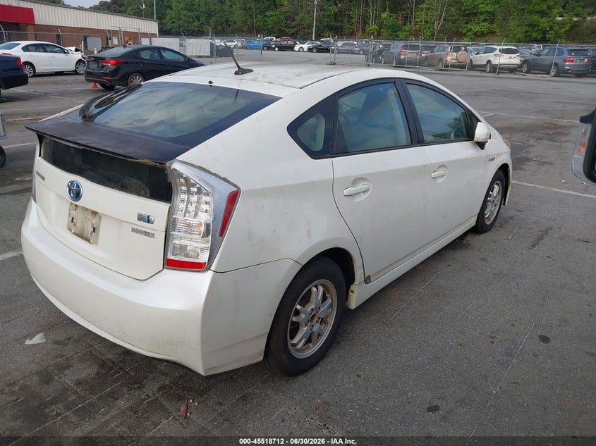 2011 Toyota Prius VIN JTDKN3DU7B5350465 IAAI salvage auction — NORMAL WEAR, Clear (North Carolina), sold $1,850 on 2026-07-09 (photo 4)