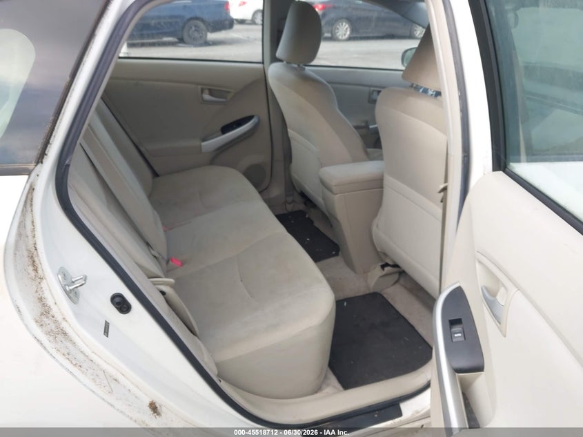 2011 Toyota Prius VIN JTDKN3DU7B5350465 IAAI salvage auction — NORMAL WEAR, Clear (North Carolina), sold $1,850 on 2026-07-09 (photo 8)