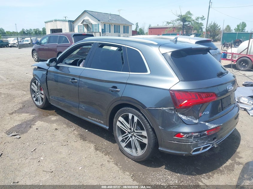 2018 Audi Sq5 VIN WA1C4AFY2J2093494 IAAI salvage auction — FRONT END, Wait Title, sold $4,100 on 2026-10-09 (photo 3)