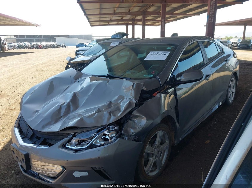 2017 Chevrolet Volt VIN 1G1RA6S51HU192283 IAAI salvage auction — FRONT END, Salvage (Arizona), sold $1,575 on 2026-09-18 (photo 2)