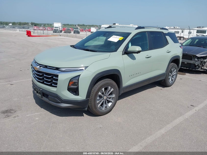 2025 Chevrolet Equinox VIN 3GNAXPEG4SL222293 IAAI salvage auction — RIGHT REAR, Salvage Title, sold $12,400 on 2026-07-30 (photo 2)