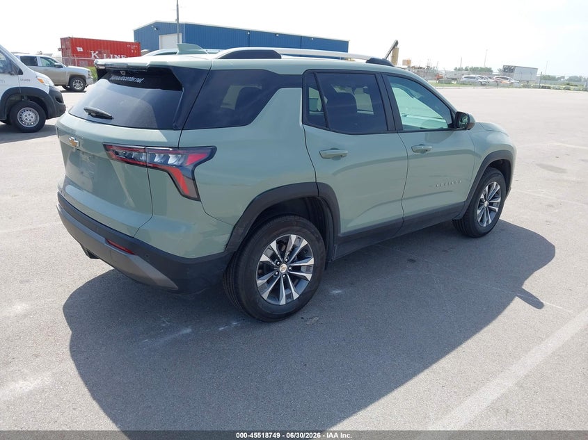 2025 Chevrolet Equinox VIN 3GNAXPEG4SL222293 IAAI salvage auction — RIGHT REAR, Salvage Title, sold $12,400 on 2026-07-30 (photo 4)