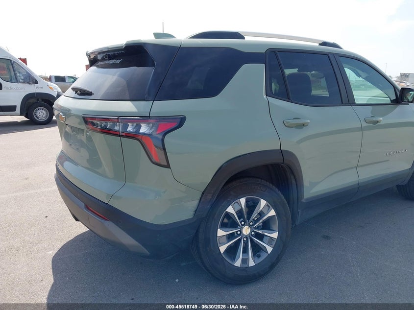2025 Chevrolet Equinox VIN 3GNAXPEG4SL222293 IAAI salvage auction — RIGHT REAR, Salvage Title, sold $12,400 on 2026-07-30 (photo 6)