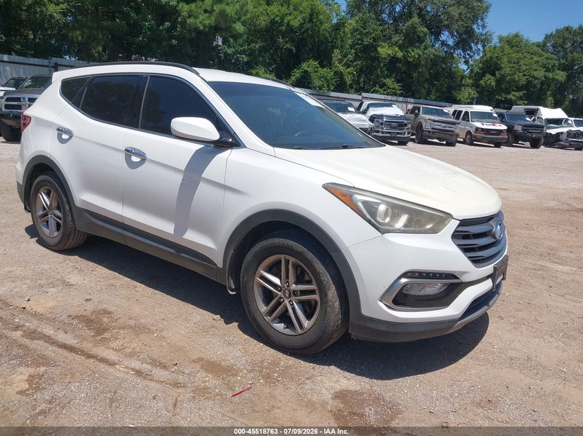 2017 Hyundai Santa fe VIN 5XYZU3LB0HG436492 IAAI salvage auction — FRONT END, Original (Texas), sold $1,800 on 2026-07-23 (photo 1)