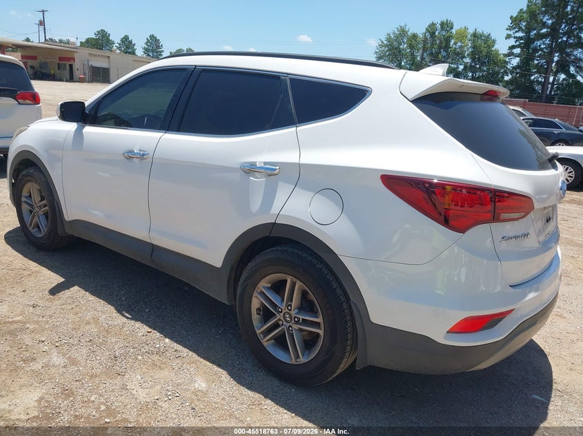 2017 Hyundai Santa fe VIN 5XYZU3LB0HG436492 IAAI salvage auction — FRONT END, Original (Texas), sold $1,800 on 2026-07-23 (photo 3)