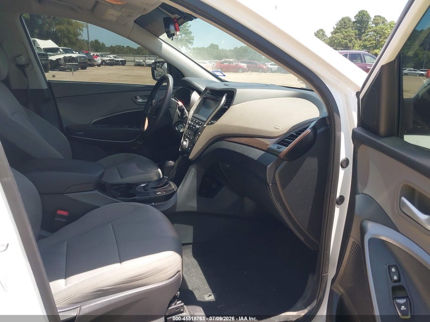 2017 Hyundai Santa fe VIN 5XYZU3LB0HG436492 IAAI salvage auction — FRONT END, Original (Texas), sold $1,800 on 2026-07-23 (photo 5)