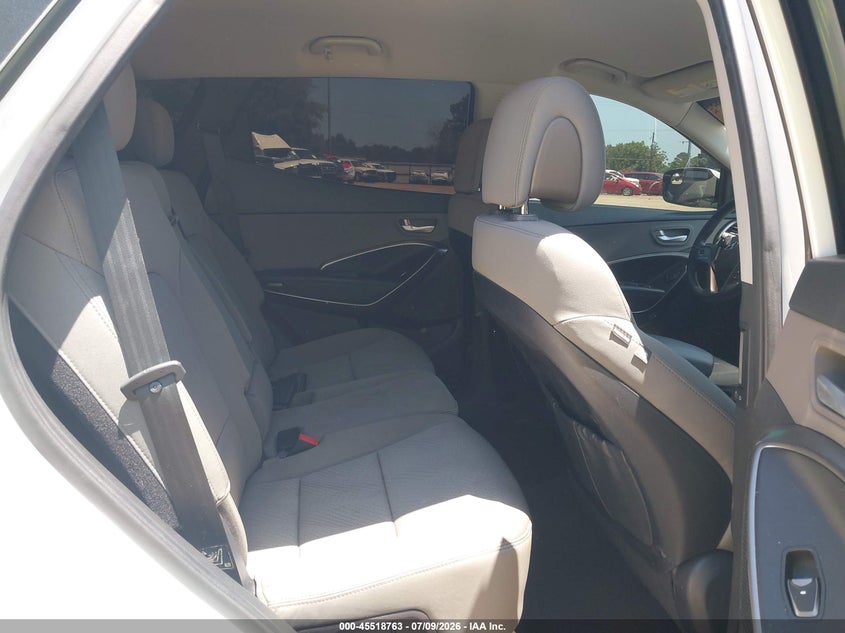 2017 Hyundai Santa fe VIN 5XYZU3LB0HG436492 IAAI salvage auction — FRONT END, Original (Texas), sold $1,800 on 2026-07-23 (photo 8)