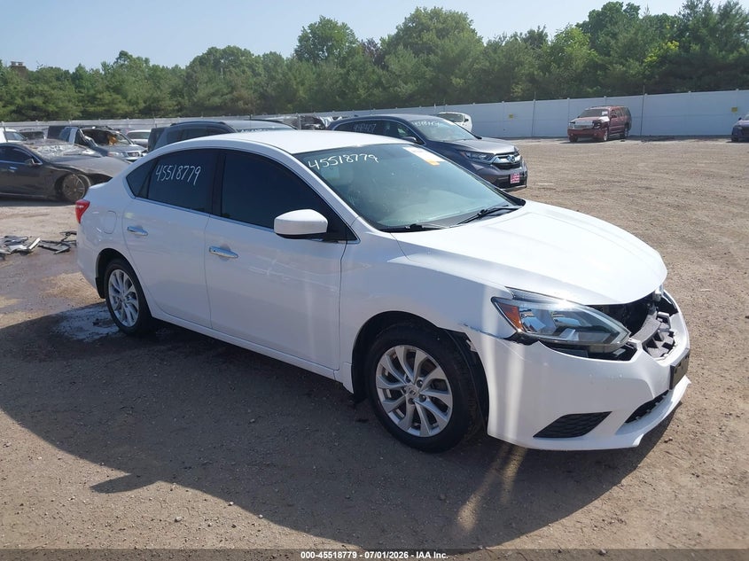 2018 Nissan Sentra VIN 3N1AB7AP3JY308390 IAAI salvage auction — FRONT END, Clear (Indiana), sold $1,500 on 2026-07-26 (photo 1)