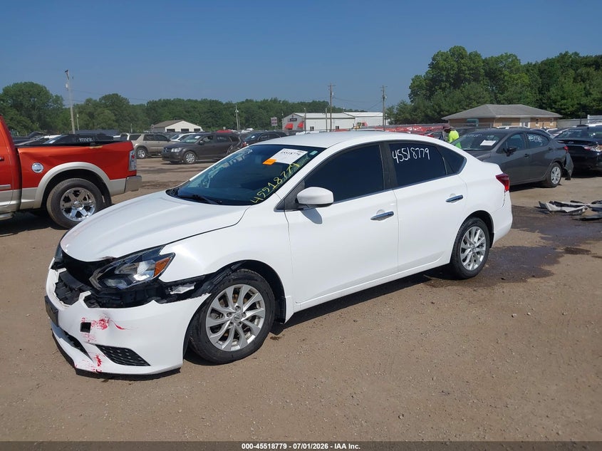 2018 Nissan Sentra VIN 3N1AB7AP3JY308390 IAAI salvage auction — FRONT END, Clear (Indiana), sold $1,500 on 2026-07-26 (photo 2)
