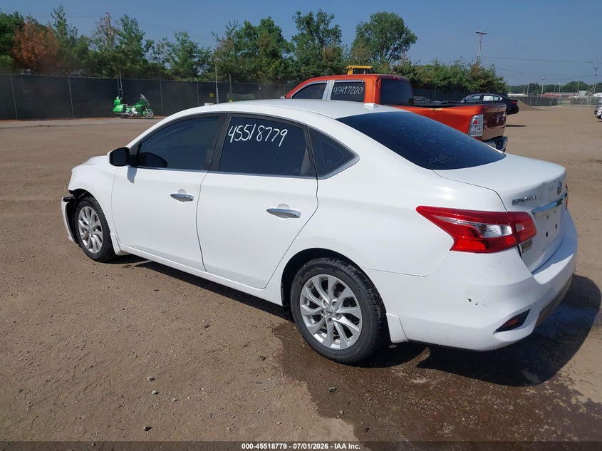 2018 Nissan Sentra VIN 3N1AB7AP3JY308390 IAAI salvage auction — FRONT END, Clear (Indiana), sold $1,500 on 2026-07-26 (photo 3)