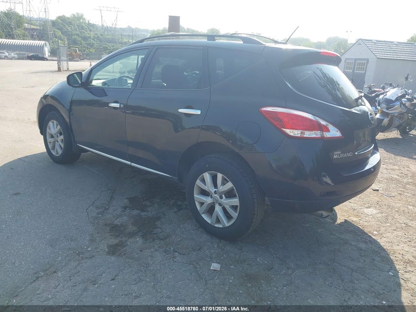 2011 Nissan Murano VIN JN8AZ1MWXBW185824 IAAI salvage auction — NORMAL WEAR, Clear (Pennsylvania), sold $550 on 2026-07-24 (photo 3)