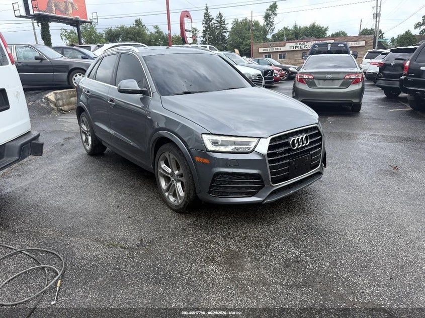 2017 Audi Q3 VIN WA1GCCFSXHR004588 IAAI salvage auction — FRONT END, Clear (Virginia), sold $4,700 on 2026-07-29 (photo 1)