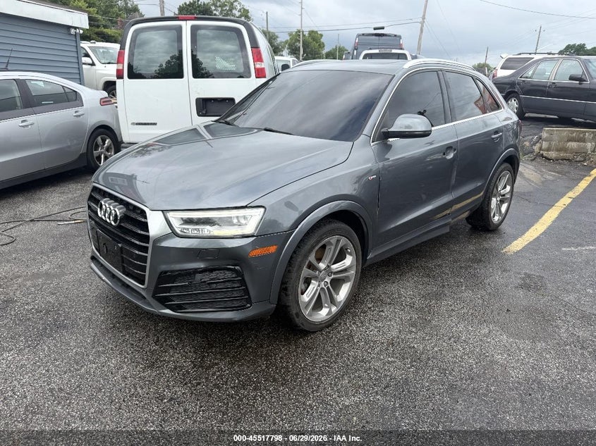 2017 Audi Q3 VIN WA1GCCFSXHR004588 IAAI salvage auction — FRONT END, Clear (Virginia), sold $4,700 on 2026-07-29 (photo 2)
