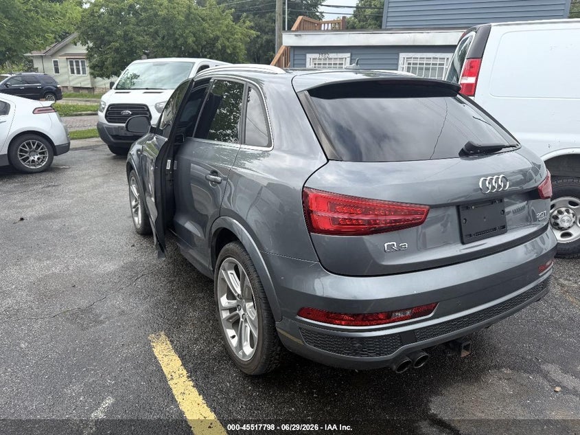 2017 Audi Q3 VIN WA1GCCFSXHR004588 IAAI salvage auction — FRONT END, Clear (Virginia), sold $4,700 on 2026-07-29 (photo 3)