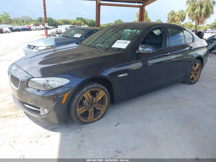 2012 BMW 5 series VIN WBAFR7C57CC810774 IAAI salvage auction — NORMAL WEAR, Clear (Florida), sold $425 on 2026-07-28 (photo 2)