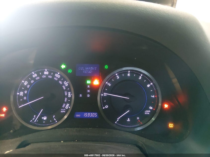 2012 Lexus Is VIN JTHCF5C22C5059613 IAAI salvage auction — FRONT END, Salvage (Idaho), sold $25 on 2026-07-24 (photo 7)