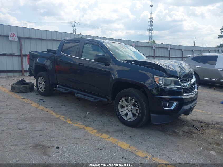 2016 Chevrolet Colorado VIN 1GCGSCE30G1102769 IAAI salvage auction — FRONT END, Salvage (Georgia), sold $4,250 on 2026-07-26 (photo 1)