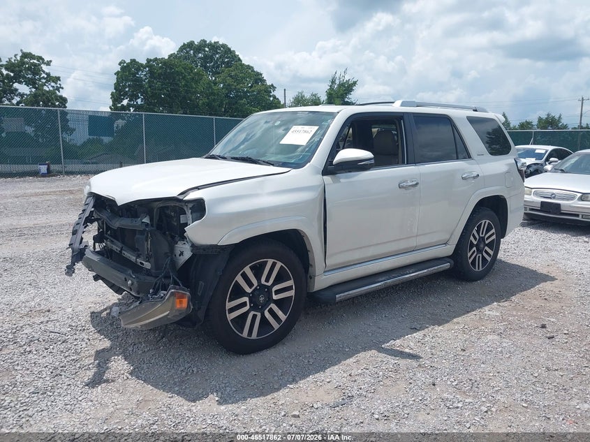 2016 Toyota 4runner VIN JTEZU5JR8G5129084 IAAI salvage auction — FRONT END, Salvage (Tennessee), sold $8,300 on 2026-07-31 (photo 2)