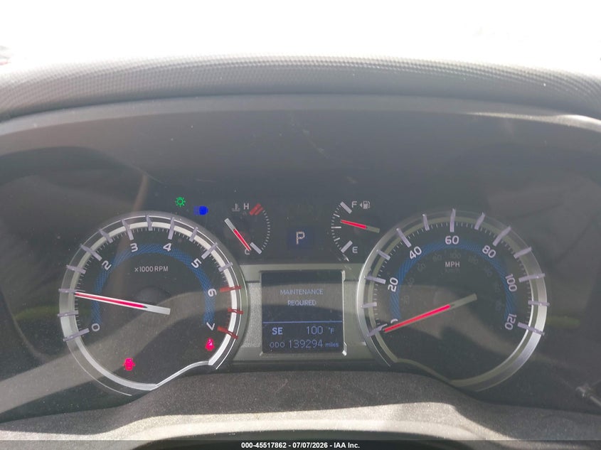 2016 Toyota 4runner VIN JTEZU5JR8G5129084 IAAI salvage auction — FRONT END, Salvage (Tennessee), sold $8,300 on 2026-07-31 (photo 7)
