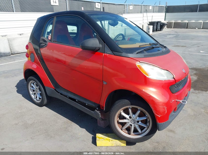 2008 Smart Fortwo VIN WMEEJ31X88K190731 IAAI salvage auction — RIGHT SIDE, Clear - Dealer Only (California), sold $225 on 2026-07-09 (photo 1)