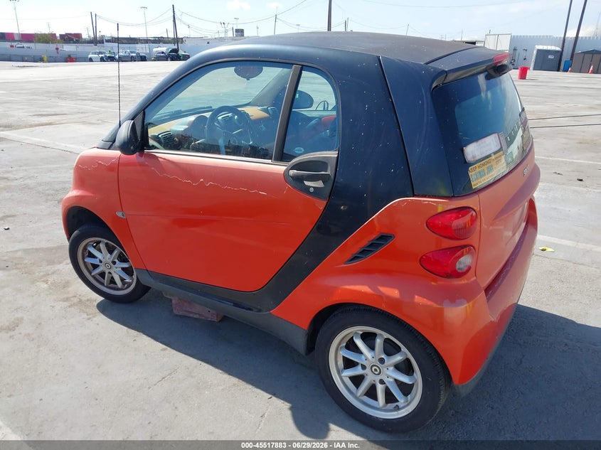 2008 Smart Fortwo VIN WMEEJ31X88K190731 IAAI salvage auction — RIGHT SIDE, Clear - Dealer Only (California), sold $225 on 2026-07-09 (photo 3)