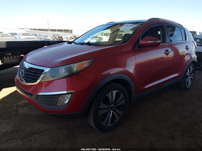 2011 Kia Sportage VIN KNDPC3A27B7070953 IAAI salvage auction — NORMAL WEAR, Clear-Dealer Only (Arizona), sold $1,250 on 2026-07-21 (photo 2)