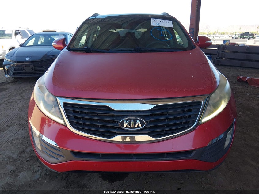 2011 Kia Sportage VIN KNDPC3A27B7070953 IAAI salvage auction — NORMAL WEAR, Clear-Dealer Only (Arizona), sold $1,250 on 2026-07-21 (photo 6)