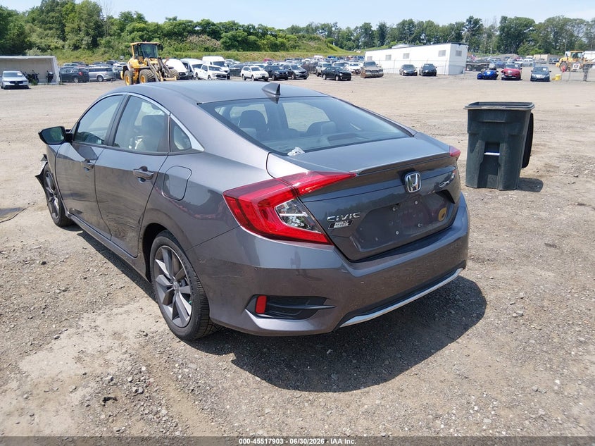 2021 Honda Civic VIN 2HGFC1F77MH705991 IAAI salvage auction — LEFT FRONT, Salvage Title, sold $5,050 on 2026-07-17 (photo 3)