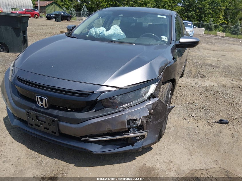 2021 Honda Civic VIN 2HGFC1F77MH705991 IAAI salvage auction — LEFT FRONT, Salvage Title, sold $5,050 on 2026-07-17 (photo 6)