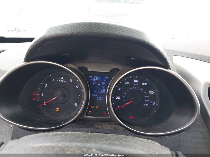 2013 Hyundai Veloster VIN KMHTC6AD7DU105752 IAAI salvage auction — FRONT END, Regular Certificate (Iowa), sold $475 on 2026-07-21 (photo 7)