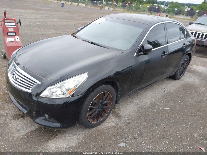 2012 Infiniti G37 VIN JN1CV6ARXCM974776 IAAI salvage auction — NORMAL WEAR, Clear-Dealer Only (Oregon), sold $750 on 2026-07-29 (photo 2)