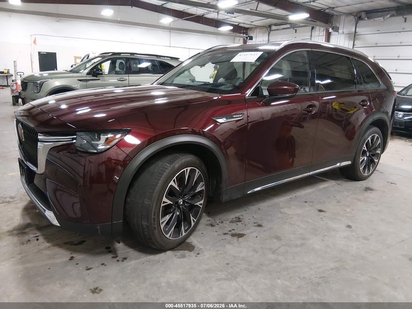 2024 Mazda Cx-90 VIN JM3KKDHA2R1147264 IAAI salvage auction — RIGHT REAR, Wait Title, sold $13,550 on 2026-09-03 (photo 2)