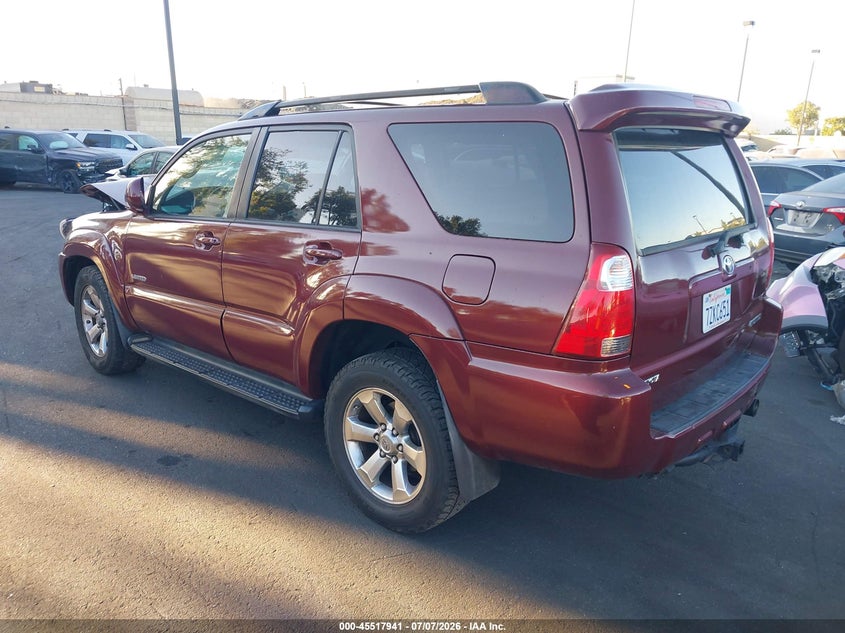 2006 Toyota 4runner VIN JTEZT17R668010322 IAAI salvage auction — FRONT END, Salvage Certificate (California), sold $2,800 on 2026-07-24 (photo 3)