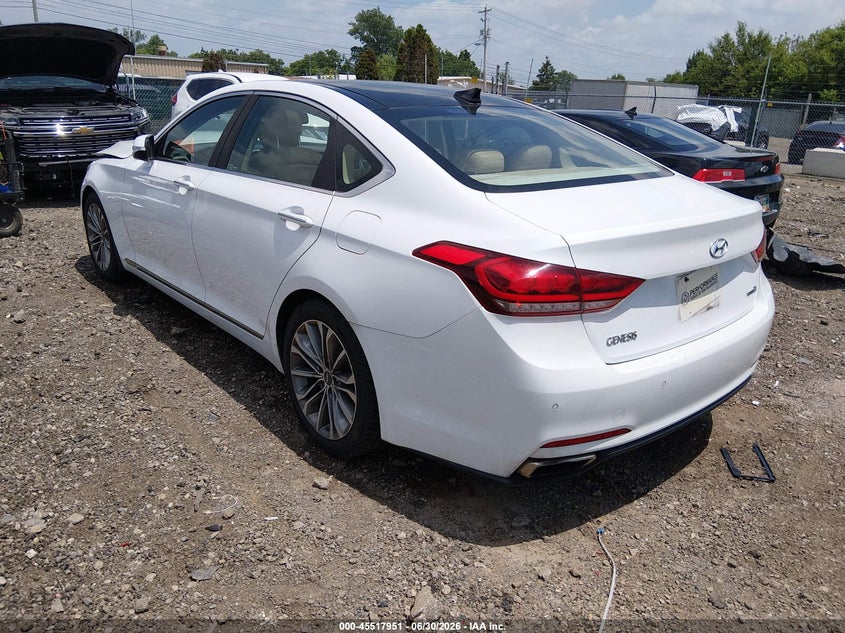 2015 Hyundai Genesis VIN KMHGN4JE1FU079743 IAAI salvage auction — FRONT END, Salvage (Ohio), sold $1,200 on 2026-07-26 (photo 3)