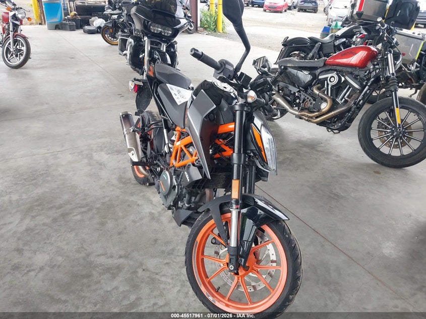 2021 Ktm 390 adventure VIN MD2JPJ400MC266276 IAAI salvage auction — FRONT END, Clear (Washington), sold $700 on 2026-07-22 (photo 1)