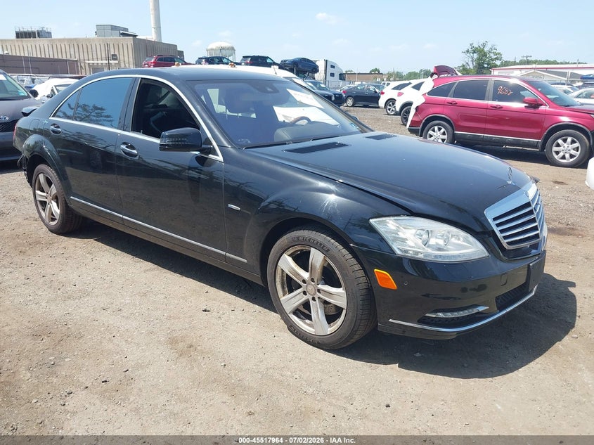 2012 Mercedes-benz S-klasse VIN WDDNG9EBXCA453501 IAAI salvage auction — FRONT END, Salvage (New Jersey), sold $1,675 on 2026-08-17 (photo 1)