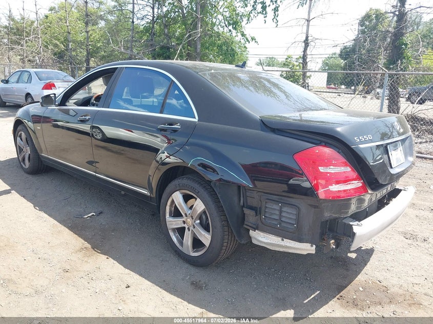 2012 Mercedes-benz S-klasse VIN WDDNG9EBXCA453501 IAAI salvage auction — FRONT END, Salvage (New Jersey), sold $1,675 on 2026-08-17 (photo 3)