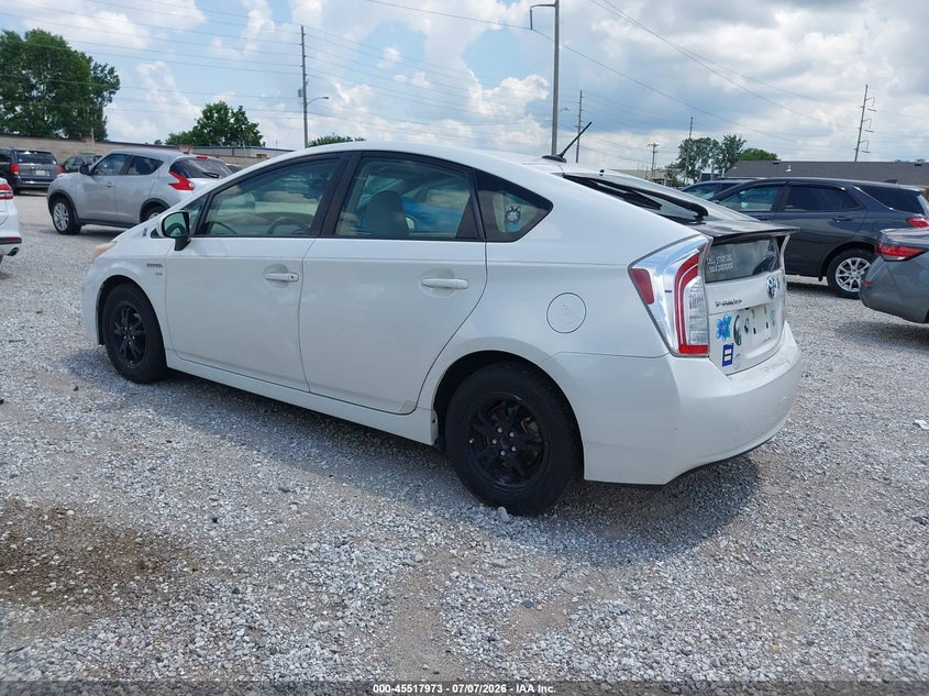 2013 Toyota Prius VIN JTDKN3DU3D0341780 IAAI salvage auction — NORMAL WEAR, Clear (Missouri), sold $3,050 on 2026-07-13 (photo 3)