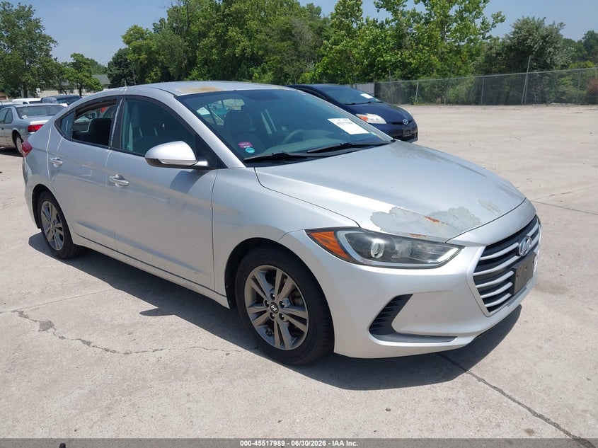 2017 Hyundai Elantra VIN 5NPD84LF9HH089308 IAAI salvage auction — REAR END, Salvage Title, sold $2,350 on 2026-07-25 (photo 1)