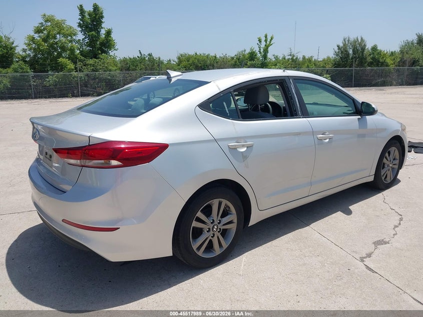 2017 Hyundai Elantra VIN 5NPD84LF9HH089308 IAAI salvage auction — REAR END, Salvage Title, sold $2,350 on 2026-07-25 (photo 4)
