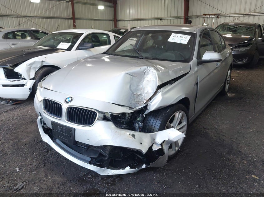 2016 BMW 3er VIN WBA8E1G53GNT34061 IAAI salvage auction — FRONT END, Salvage - Greater Than 75% (Maryland), sold $600 on 2026-07-23 (photo 2)