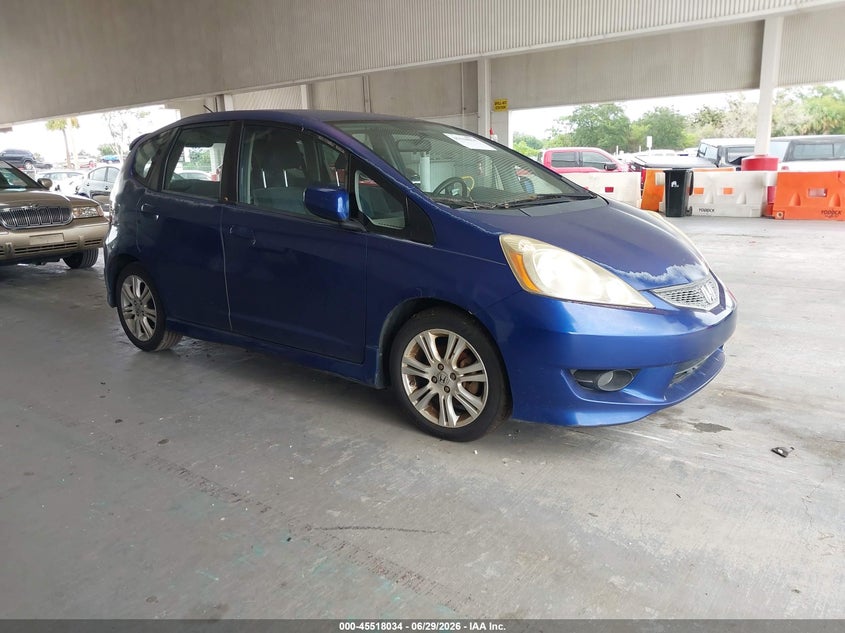 2009 Honda Fit VIN JHMGE88409S018178 IAAI salvage auction — NORMAL WEAR, Clear (Florida), sold $1,100 on 2026-07-15 (photo 1)