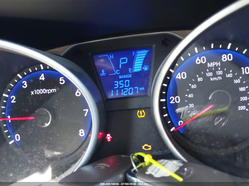 2015 Hyundai Tucson VIN KM8JU3AG4FU987009 IAAI salvage auction — FRONT END, Clear (Massachusetts), sold $1,900 on 2026-07-14 (photo 7)