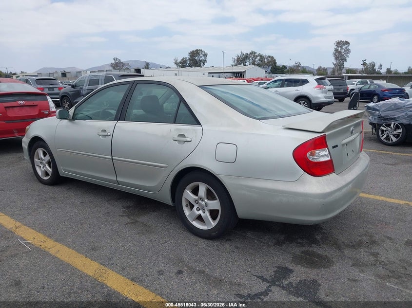 2003 Toyota Camry VIN JTDBE32K030149975 IAAI salvage auction — NORMAL WEAR, Clear - Dealer Only (California), sold $575 on 2026-07-07 (photo 3)