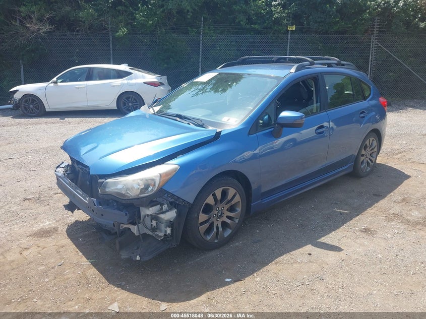 2016 Subaru Impreza VIN JF1GPAU60GH321245 IAAI salvage auction — SIDE, Salvage (Pennsylvania), sold $1,200 on 2026-07-31 (photo 2)