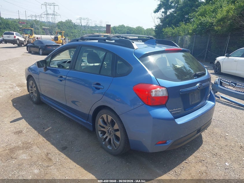 2016 Subaru Impreza VIN JF1GPAU60GH321245 IAAI salvage auction — SIDE, Salvage (Pennsylvania), sold $1,200 on 2026-07-31 (photo 3)